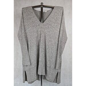 Chance Or Fate Womens Size Medium Sweater Top Beige Long Sleeve V-Neck NWT